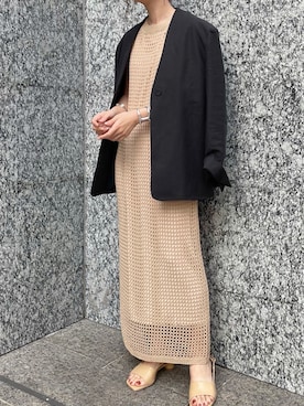 TODAYFUL(トゥデイフル)の「メッシュニットドレス(ワンピース ...