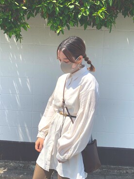 「季節感」｜りさるさん（レディース・156cm）の春コーディネート