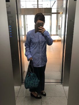 「HERMES（エルメス）のアイテム（シューズ）」を使った、まいか☺︎さん（レディース・160cm）の夏コーディネート