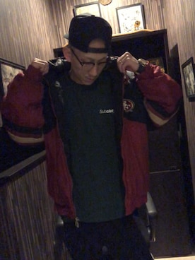 「Subciety（サブサエティ）のアイテム（帽子）」を使った、☆811☆さん（メンズ・177cm）の冬コーディネート