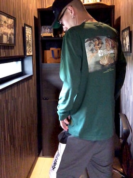 「Subciety（サブサエティ）のアイテム（帽子）」を使った、☆811☆さん（メンズ・177cm）の夏コーディネート