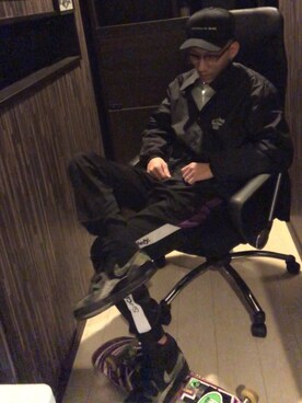 「Subciety（サブサエティ）のアイテム（帽子）」を使った、☆811☆さん（メンズ・177cm）の秋コーディネート