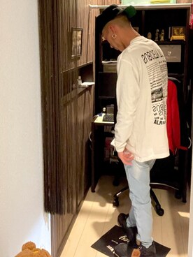 「Subciety（サブサエティ）のアイテム（帽子）」を使った、☆811☆さん（メンズ・177cm）の春コーディネート