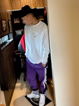「Subciety（サブサエティ）のアイテム（帽子）」を使った、☆811☆さん（メンズ・177cm）の春コーディネート