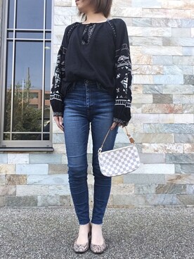 sachiさん（レディース・152cm）の春コーディネート