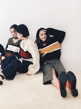 藤井萌さんのコーディネート