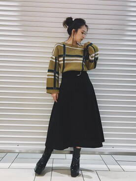 藤井萌さんのコーディネート