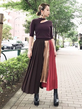 藤井萌さん（レディース・152cm）の夏コーディネート