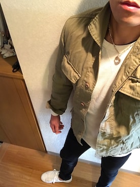 「アイテム（ブルゾン）」を使った、yochiさん（メンズ・175cm・30代）の秋コーディネート