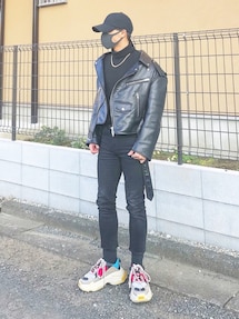 BALENCIAGA - 画像追加①❣️バレンシアガ❁︎ライダース Balenciaga - 画像追加①❣️バレンシアガ❁︎ライダースの通販