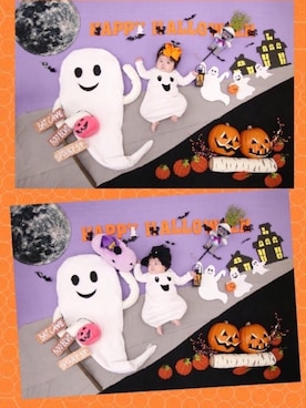 「niva（ニヴァ）のアイテム」を使った、nonoさん（キッズ・60cm）の秋コーディネート