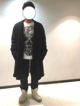 「MARC JACOBS（マークジェイコブス）のアイテム（シューズ）」を使った、SKさん（メンズ・169cm）の冬コーディネート