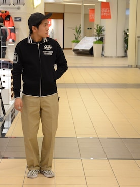 「アイテム（ジャージ）」を使った、RYOHEI  TOTOKIさん（メンズ・165cm・20代）の冬コーディネート