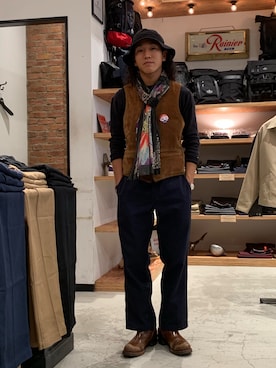 「アーミーハット」｜RYOHEI  TOTOKIさん（メンズ・165cm）の夏コーディネート
