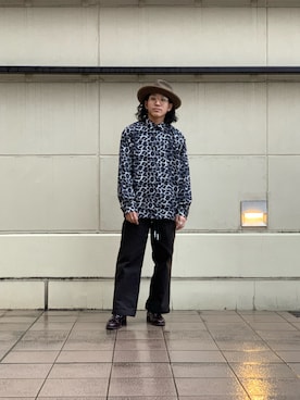 「ショット」｜「アイテム（スラックス）」を使った、RYOHEI  TOTOKIさん（メンズ・165cm）の冬コーディネート