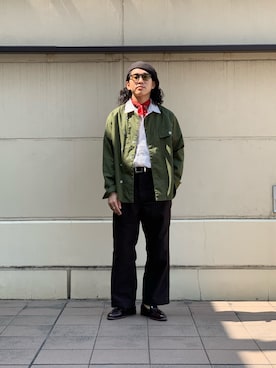 「ベレー」｜RYOHEI  TOTOKIさん（メンズ・165cm）の春コーディネート