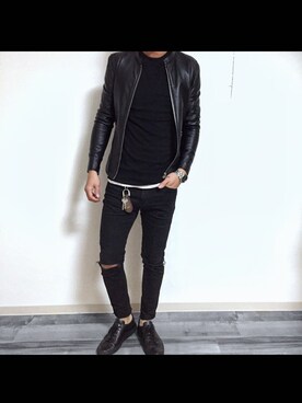 「COMMON PROJECTS（コモンプロジェクト）のアイテム」を使った、ベルさん（メンズ・173cm）の秋コーディネート