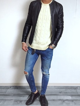 「COMMON PROJECTS（コモンプロジェクト）のアイテム」を使った、ベルさん（メンズ・173cm）の秋コーディネート