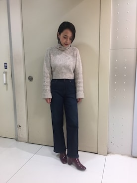 「ANEMONE（アネモネ）のアイテム」を使った、yoshimiさん（レディース・166cm）の秋コーディネート