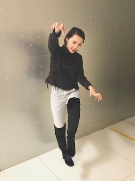 「wearhalloween2017」｜「アイテム（ダウンジャケット/コート）」を使った、yoshimiさん（レディース・166cm）の秋コーディネート