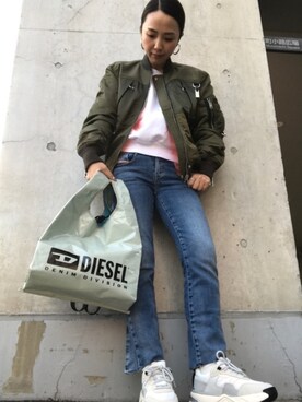 「ANEMONE（アネモネ）のアイテム」を使った、yoshimiさん（レディース・166cm）の冬コーディネート