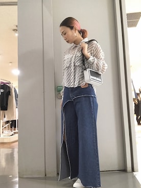 「ANEMONE（アネモネ）のアイテム」を使った、yoshimiさん（レディース・166cm）の春コーディネート