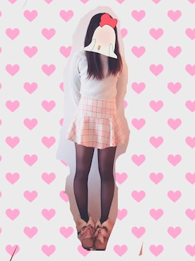 「お買い物」｜「アイテム（ブーティ）」を使った、こちさんさん（レディース・155cm）の冬コーディネート