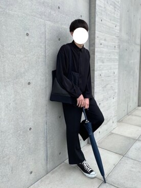 「kutir（クティール）のアイテム（アクセサリー）」を使った、manamu さん（メンズ・186cm）の春コーディネート
