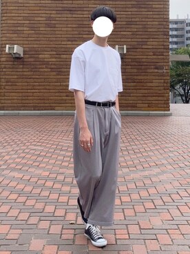 「Burner（バーナー）のアイテム（アクセサリー）」を使った、manamu さん（メンズ・186cm）の夏コーディネート