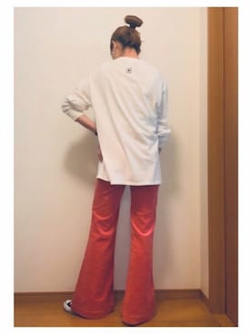 「アイテム（イヤリング（片耳用））」を使った、sakioさん（レディース・170cm）の春コーディネート