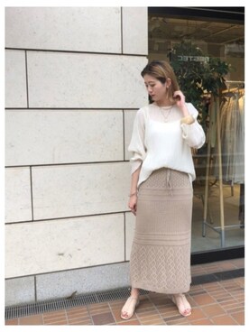 「holiday」｜「アイテム（アクセサリー）」を使った、sakioさん（レディース・170cm）の夏コーディネート