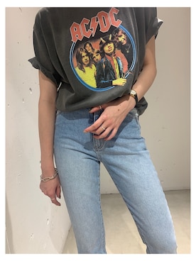 「ロックT」｜sakioさん（レディース・170cm）の夏コーディネート