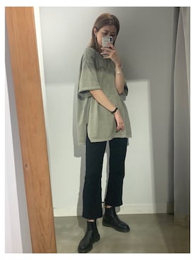 「アイテム（レッグウェア）」を使った、sakioさん（レディース・170cm）の夏コーディネート