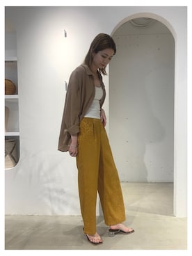 「VACANCY（ヴァカンシー）のアイテム」を使った、sakioさん（レディース・170cm）の夏コーディネート