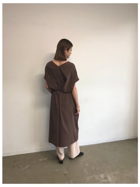 「VACANCY（ヴァカンシー）のアイテム（サンダル）」を使った、sakioさん（レディース・170cm）の夏コーディネート