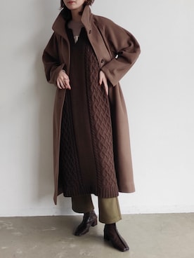 「VACANCY（ヴァカンシー）のアイテム」を使った、sakioさん（レディース・170cm）の秋コーディネート