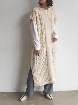 「VACANCY（ヴァカンシー）のアイテム」を使った、sakioさん（レディース・170cm）の秋コーディネート