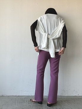 「VACANCY（ヴァカンシー）のアイテム」を使った、sakioさん（レディース・170cm）の春コーディネート