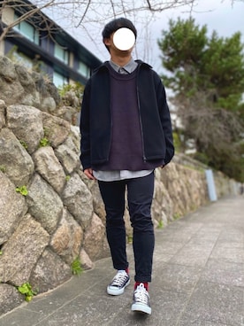 たかさん(メンズ・168cm)の春コーディネート