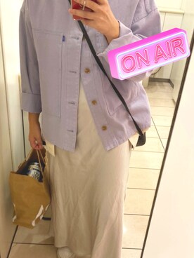 「アイテム（ワンピース/ドレス、シルバー系）」を使った、eye261さん（レディース・157cm）の秋コーディネート