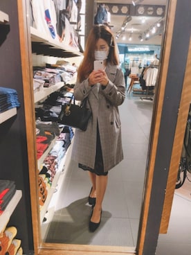 「PULL&BEAR（プルアンドベア）のアイテム（テーラードジャケット）」を使った、Hさん（レディース・155cm）の春コーディネート