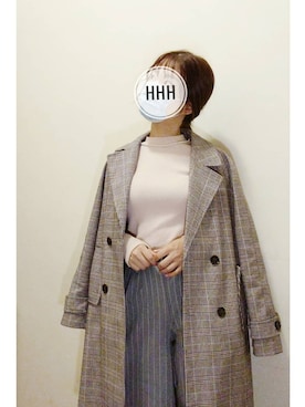「PULL&BEAR（プルアンドベア）のアイテム（テーラードジャケット）」を使った、Hさん（レディース・155cm）の秋コーディネート