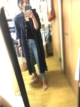 「アイテム（ピアス（両耳用））」を使った、u-koさん（レディース・164cm・40代）の夏コーディネート