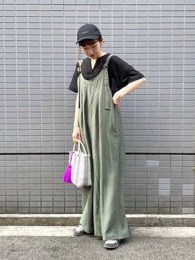 キャップを使ったレディース人気ファッションコーディネート Wear