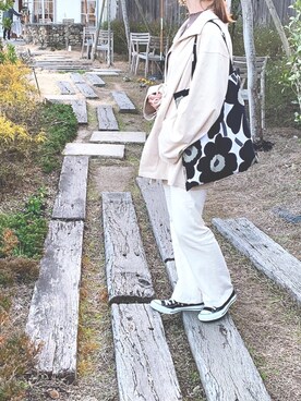 「kastane_ootd」｜「アイテム（その他アウター）」を使った、Miさん（レディース・158cm）の春コーディネート
