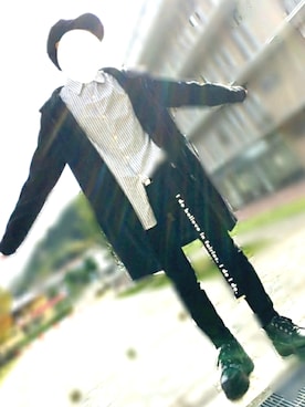 「ロングガチャベルト」｜*ぴょん*さん（メンズ・166cm）の秋コーディネート