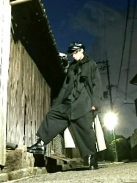 「成人式」｜「アイテム（ステンカラーコート）」を使った、*ぴょん*さん（メンズ・166cm）の冬コーディネート