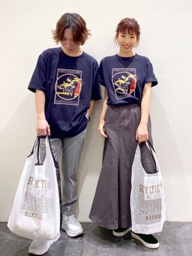 「マキシスカート」｜「アイテム（スリッポン）」を使った、yukiさん（レディース・165cm）の春コーディネート