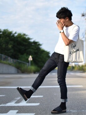 ばさばささん（メンズ・171cm）の夏コーディネート