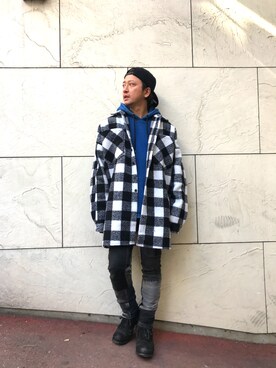 「LUSOR（ルーソル）のアイテム（ジャケット/アウター）」を使った、HIDEさん（メンズ・170cm）の秋コーディネート